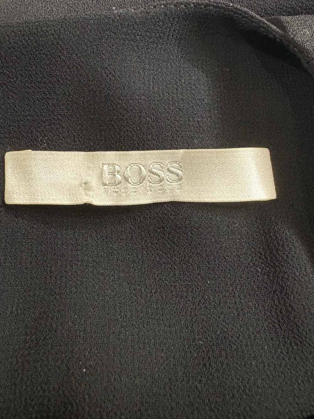 BOSS Hugo Boss Black Split Sleeve Blouse Size US 4 - Picture 7 of 11